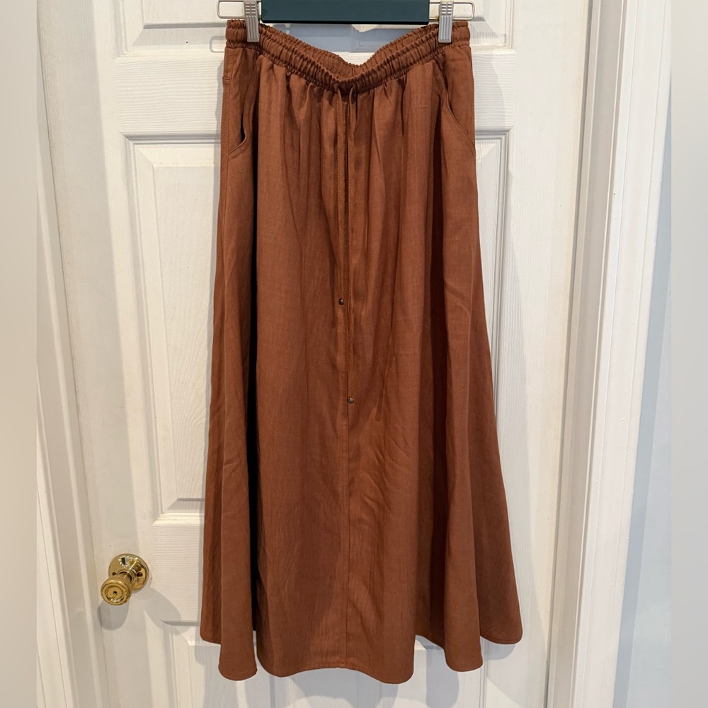 Max Studio Chestnut Skirt